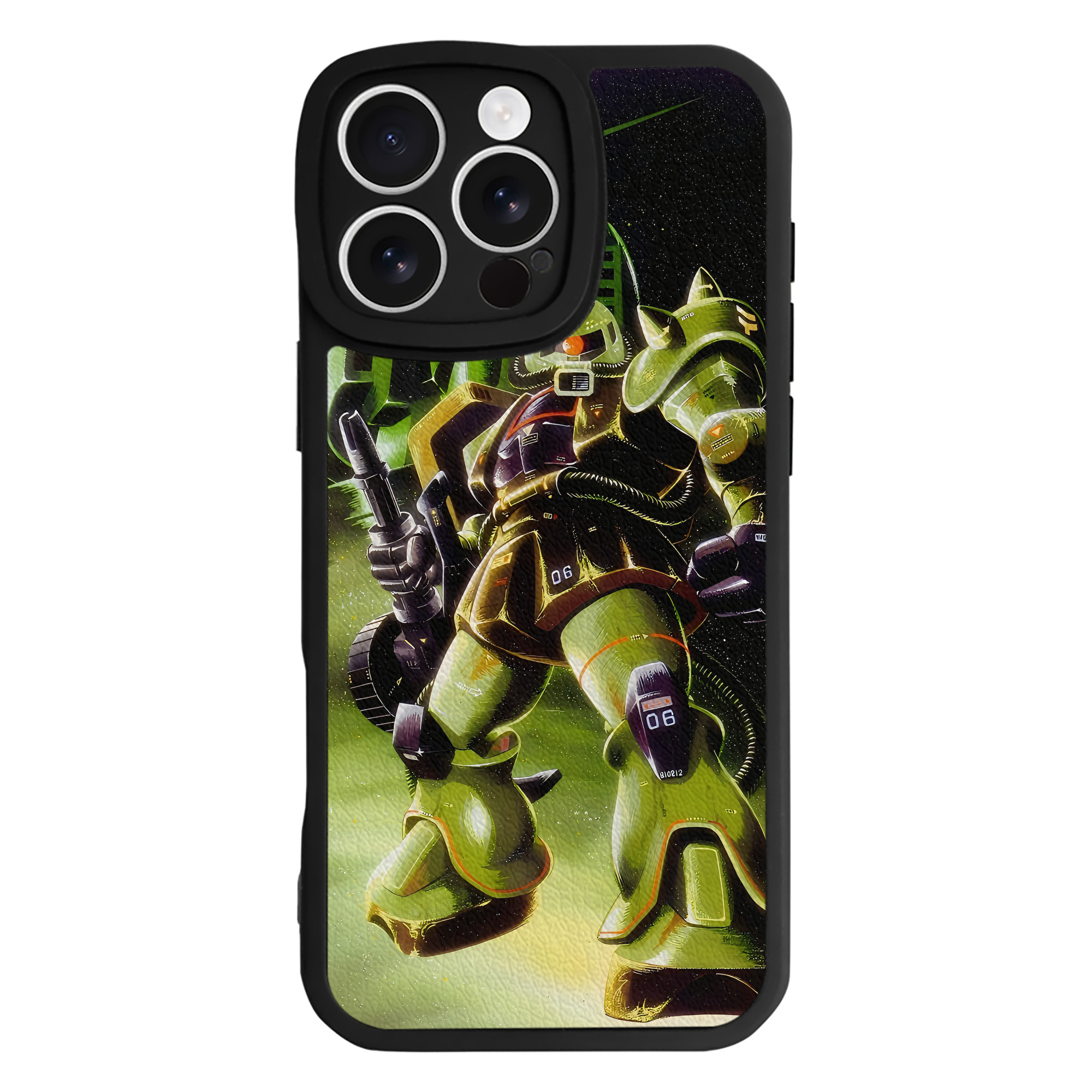 （画像用） 機動戦士ガンダム Mobile Suit Gundam 【iPhone 16シリーズ対応】シリコンスマホケース（レザー調） 材質：シリコン